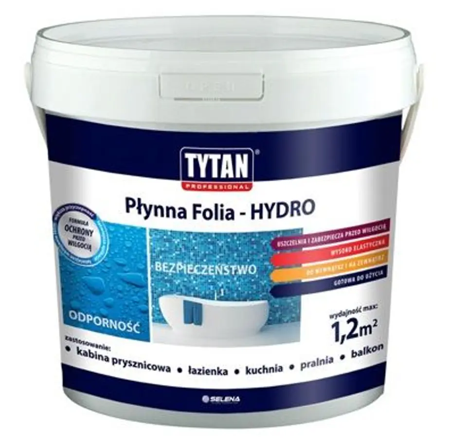 ⁨PŁYNNA FOLIA HYDRO TYTAN 1,2KG SZARY⁩ w sklepie Wasserman.eu