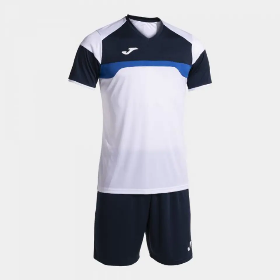 ⁨Komplet Joma Danubio III Set 103732 (kolor Biały. Granatowy, rozmiar L)⁩ w sklepie Wasserman.eu