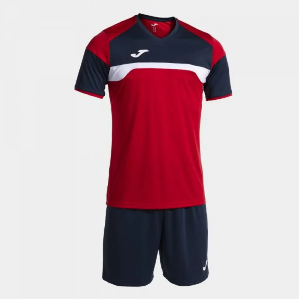 ⁨Komplet Joma Danubio III Set 103732 (kolor Czerwony. Granatowy, rozmiar L)⁩ w sklepie Wasserman.eu