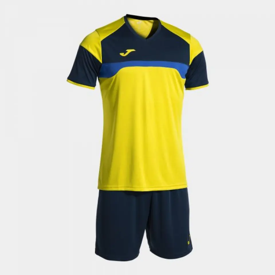 ⁨Komplet Joma Danubio III Set 103732 (kolor Granatowy. Żółty, rozmiar L)⁩ w sklepie Wasserman.eu