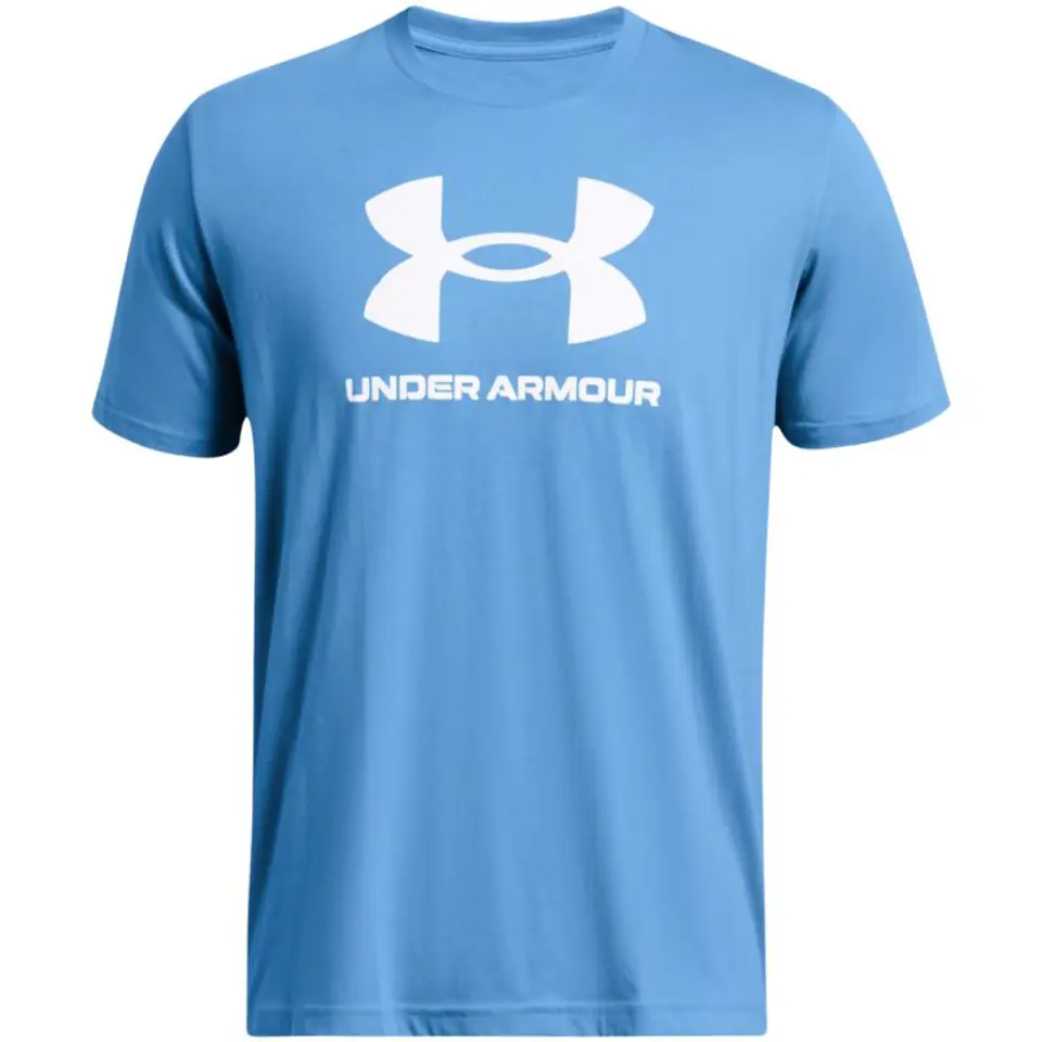 ⁨Koszulka Under Armour Sportstyle Logo M 1382911 (kolor Niebieski, rozmiar L)⁩ w sklepie Wasserman.eu