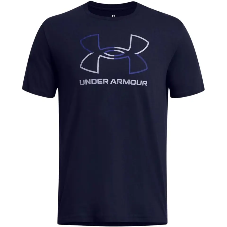 ⁨Koszulka Under Armour GL Foundation Uodate SS M 1382915 (kolor Granatowy, rozmiar 2XL)⁩ w sklepie Wasserman.eu