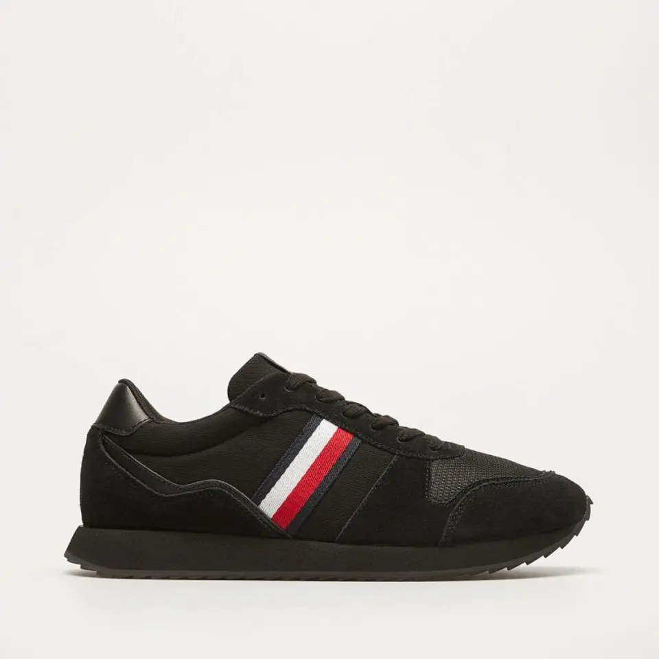 ⁨Buty Tommy Hilfiger Lo Runner Mix M (kolor Granatowy, rozmiar 42)⁩ w sklepie Wasserman.eu