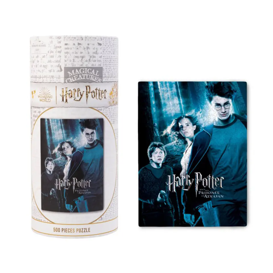 ⁨Harry Potter - Puzzle 500 elementów w ozdobnym pudełku (Harry Potter i Więzień Azkabanu)⁩ w sklepie Wasserman.eu