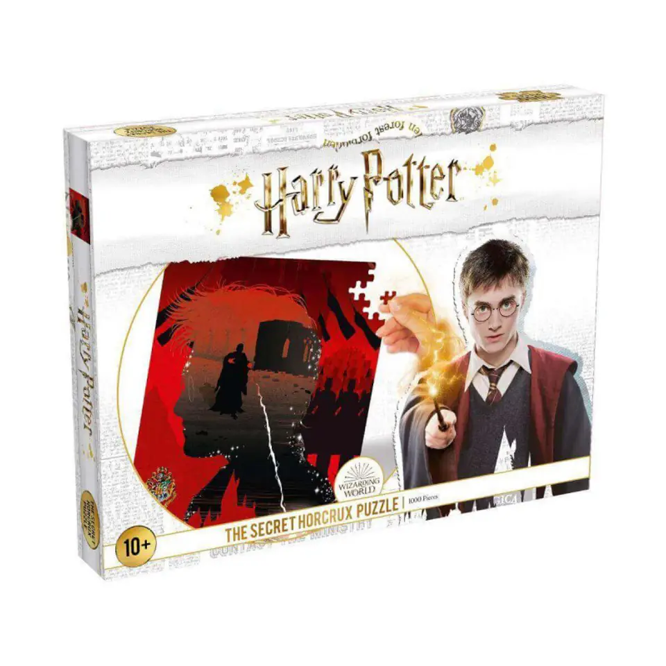 ⁨Harry Potter - Puzzle 1000 elementów w ozdobnym pudełku (The Secret Horcrux)⁩ w sklepie Wasserman.eu