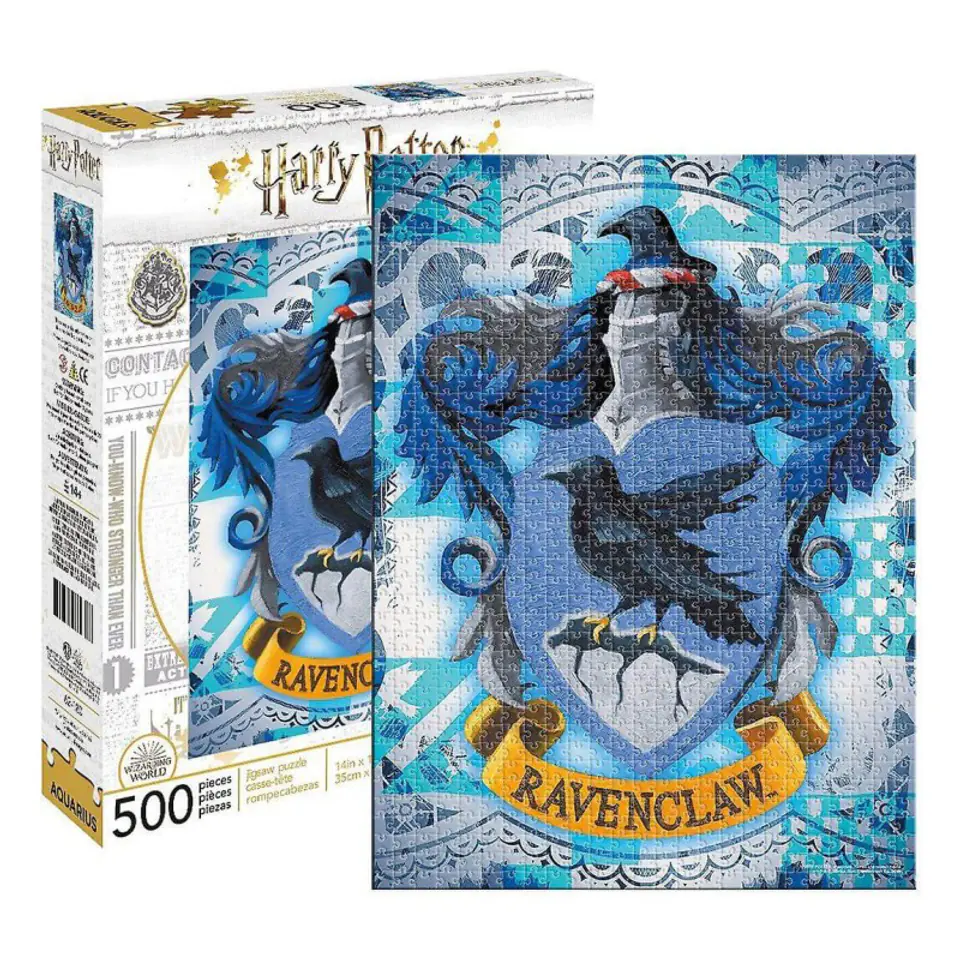 ⁨Harry Potter - Puzzle 500 elementów w ozdobnym pudełku (Ravenclaw)⁩ w sklepie Wasserman.eu