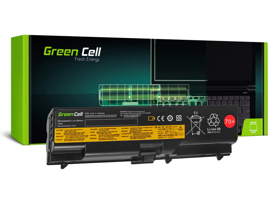 ⁨Green Cell bateria 45N1001 do Lenovo ThinkPad L430 T430i L530 T430 T530 T530i⁩ w sklepie Wasserman.eu