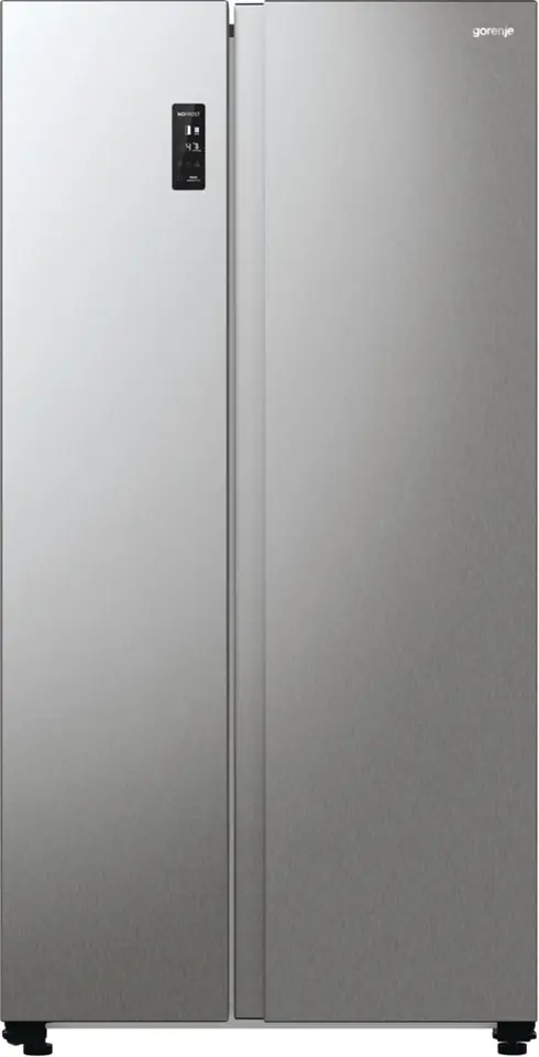 ⁨Gorenje NRR9185EAXL side-by-side refrigerator Freestanding 550 L E Silver⁩ at Wasserman.eu