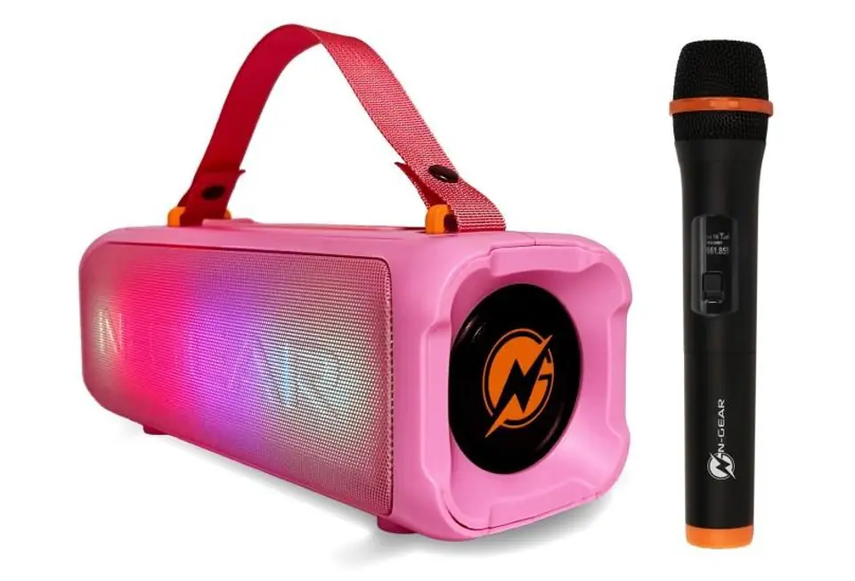 ⁨SPEAKER BLUETOOTH + WRL MIC/PINK BLAZOOKA703PK N-GEAR⁩ w sklepie Wasserman.eu