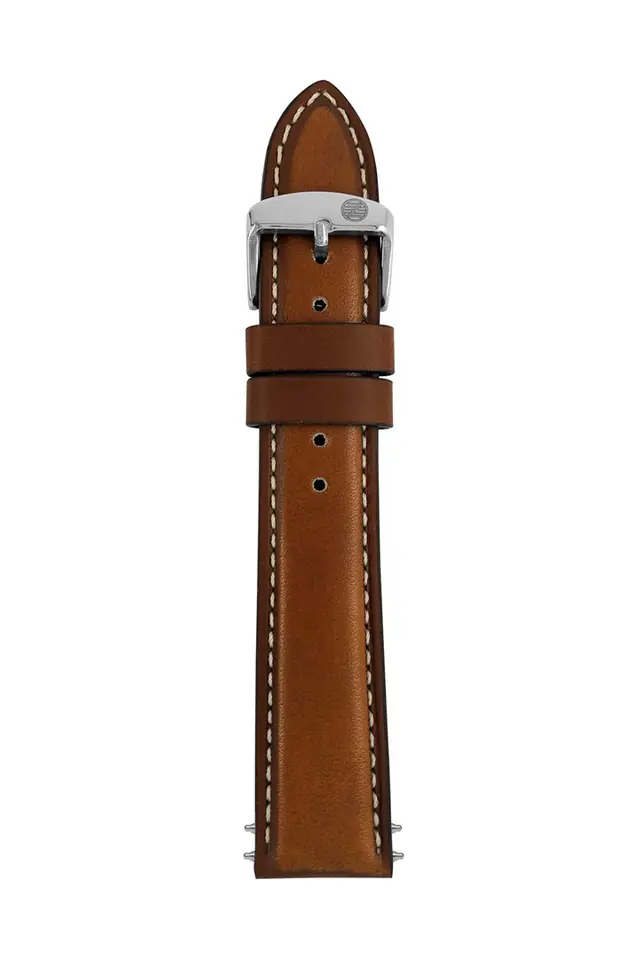 ⁨Zeppelin leather strap light brown, 20 mm⁩ at Wasserman.eu