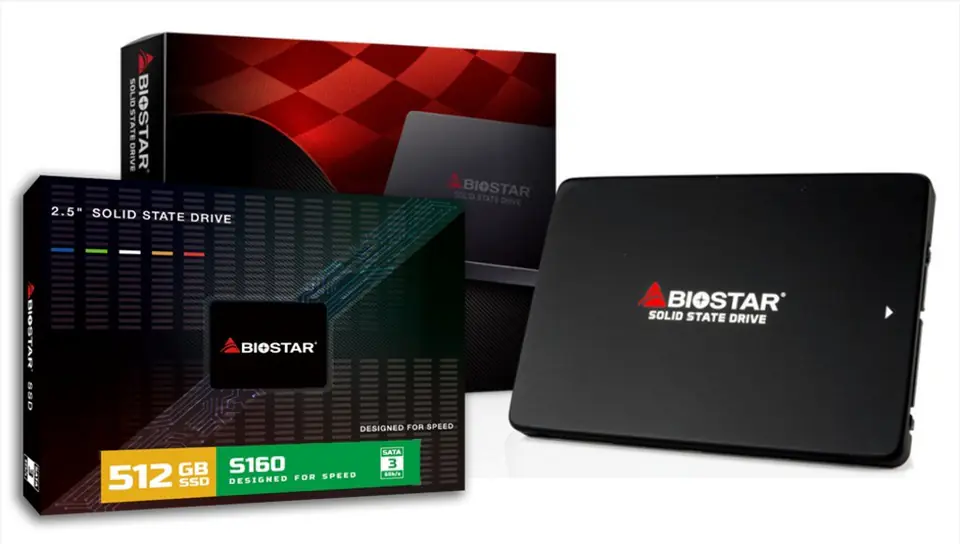 ⁨Biostar S160 512GB SATA SSD⁩ at Wasserman.eu