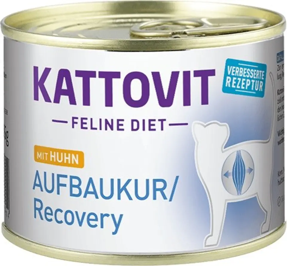 ⁨KATTOVIT Feline Diet Aufbaukur Recovery - wet cat food - 185g⁩ at Wasserman.eu