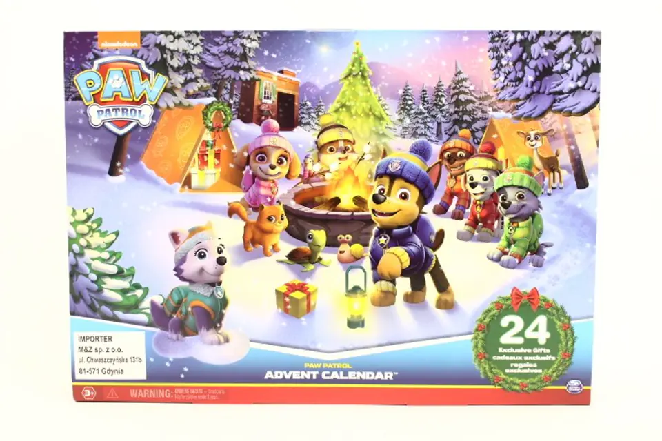 ⁨PAW Patrol : 2023 Advent Calendar with 24 Surprise Toys - Figures, Accessories and Kids Toys for Ages 3 and up⁩ at Wasserman.eu