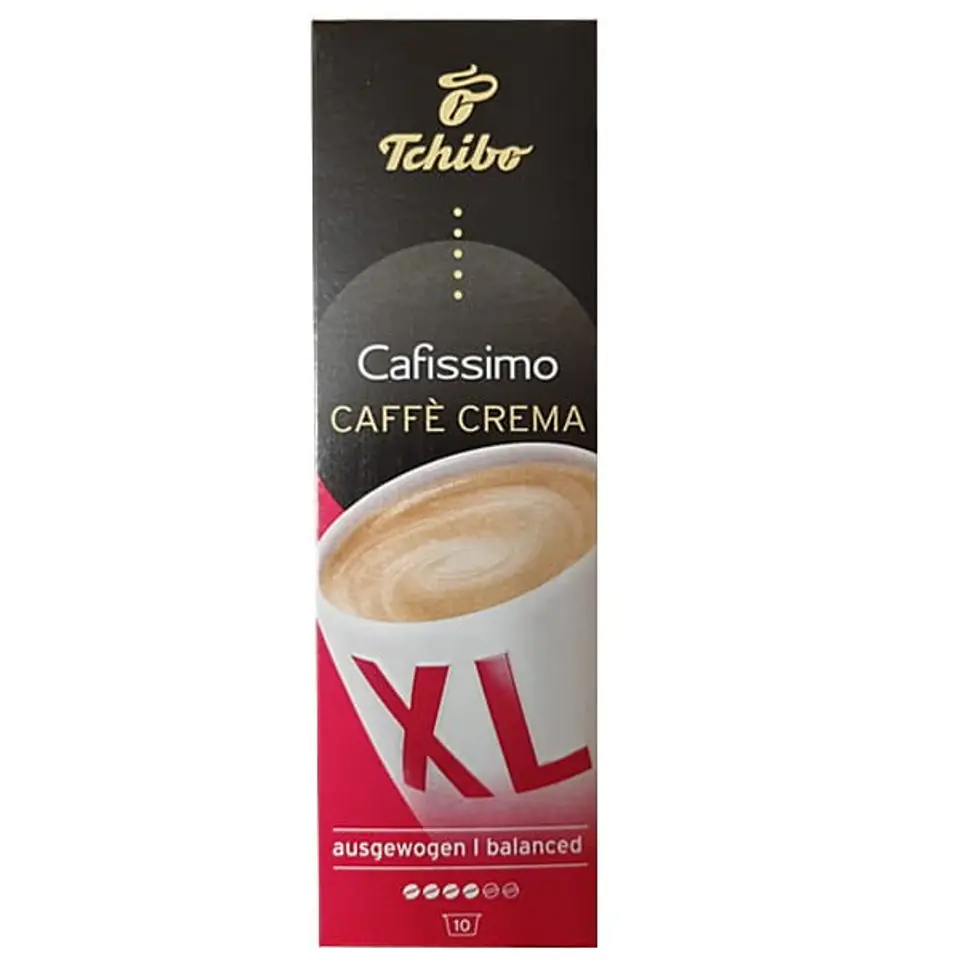 ⁨Kawa kapsułki Tchibo Cafissimo Caffe Crema XL 10szt⁩ w sklepie Wasserman.eu