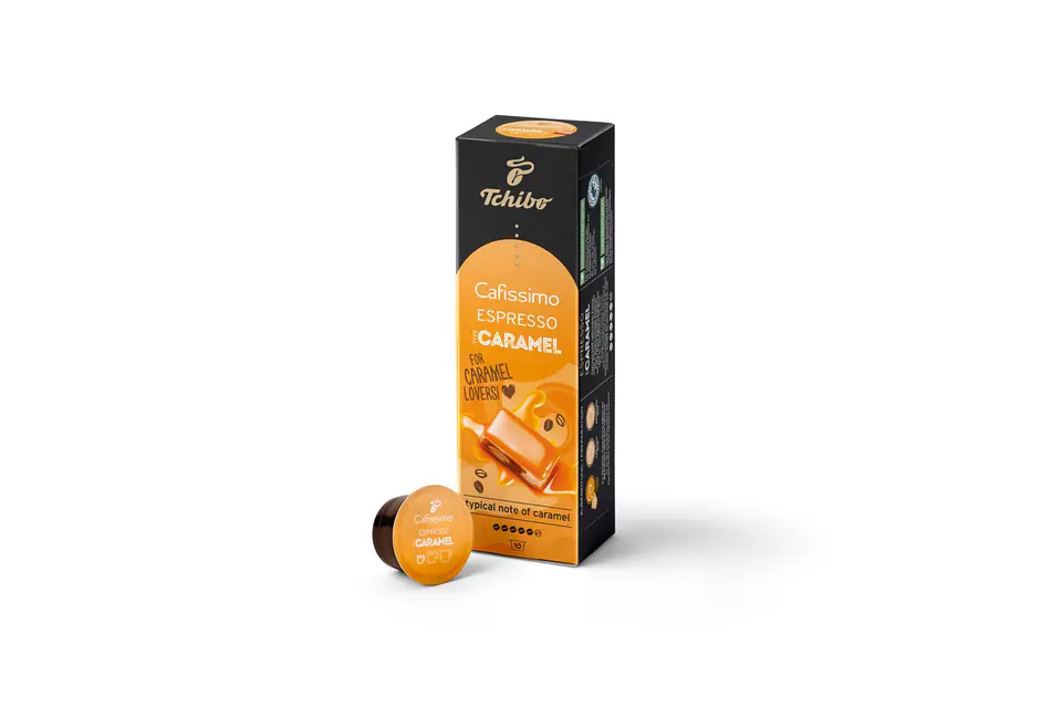 ⁨Kawa kapsułki Tchibo Cafissimo Espresso Caramel 10 szt⁩ w sklepie Wasserman.eu