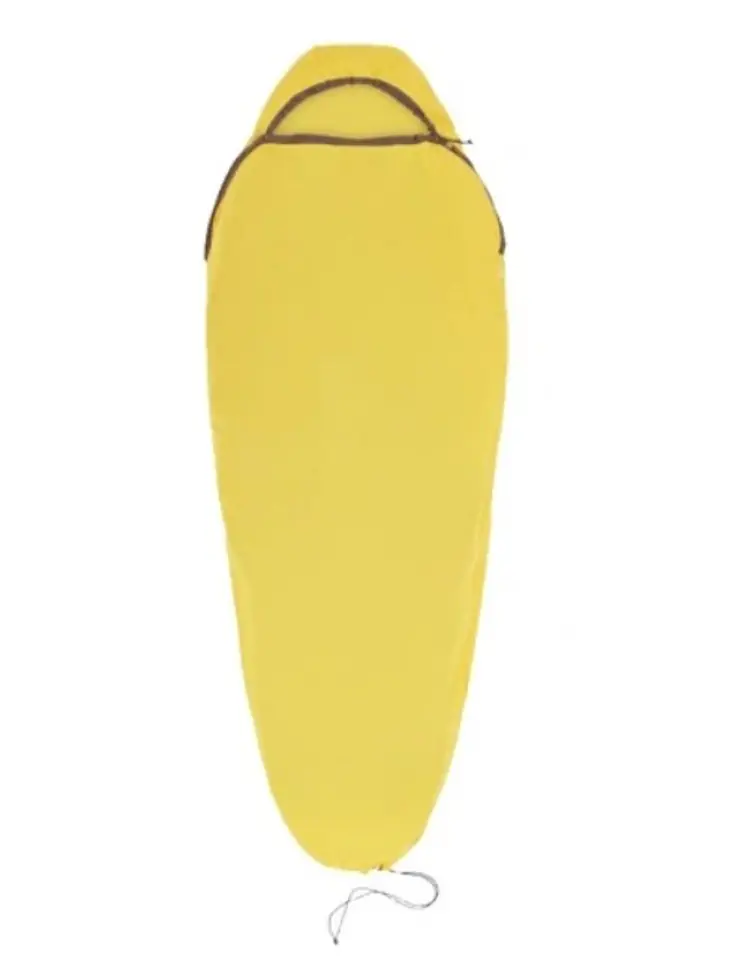 ⁨Sea To Summit Reactor Sleeping Bag Liner - Mummy W/ Drawcord- compact- yellow⁩ at Wasserman.eu