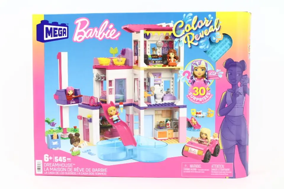 ⁨PROMO MEGA BLOKS Barbie Domek Marzeń DreamHouse Zestaw klocków HHM01 p4 MATTEL⁩ w sklepie Wasserman.eu