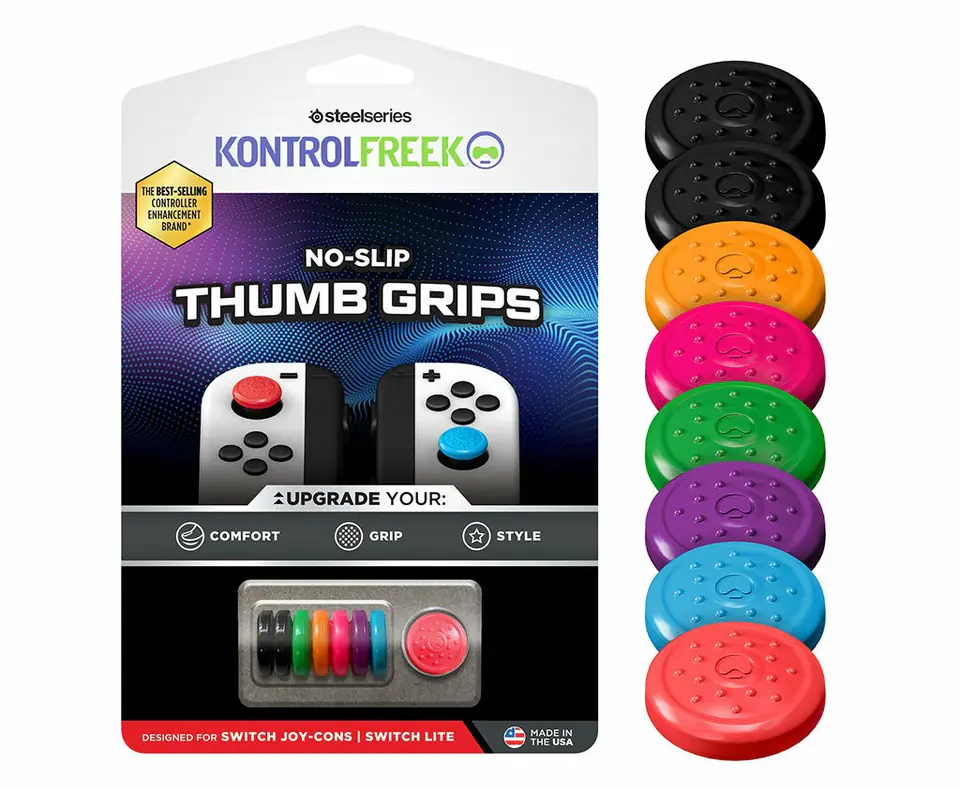 SteelSeries KontrolFreek Antypoślizgowy Uchwyt Kciuka 8-pak - Nintendo Switch JoyCon w sklepie Wasserman.eu