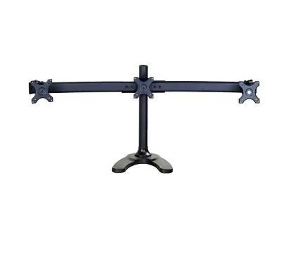⁨Neomounts FPMA-D700DD3 uchwyt / stojak do monitorów 68,6 cm (27") Czarny Biurko⁩ w sklepie Wasserman.eu