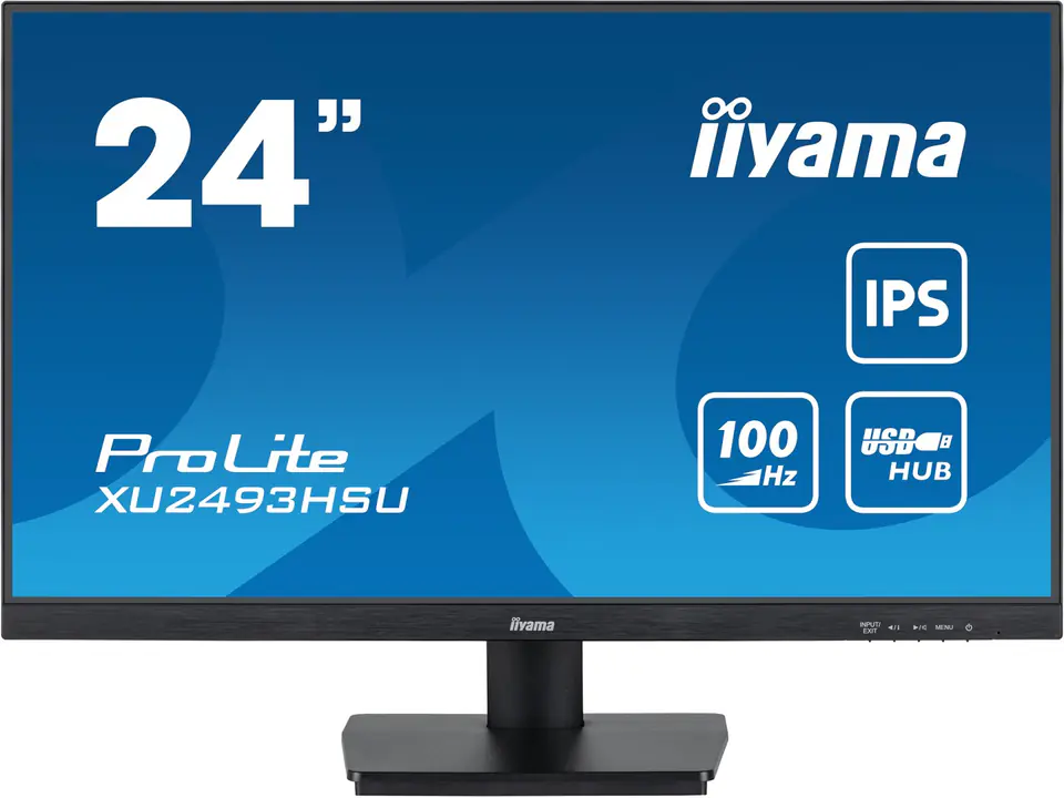 ⁨iiyama ProLite XU2493HSU-B6 computer monitor 61 cm (24") 1920 x 1080 pixels Full HD LED Black⁩ at Wasserman.eu