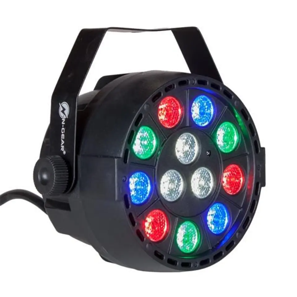 ⁨N-GEAR Light Spotlight 12 Suitable for indoor use Disco spotlight Black⁩ at Wasserman.eu