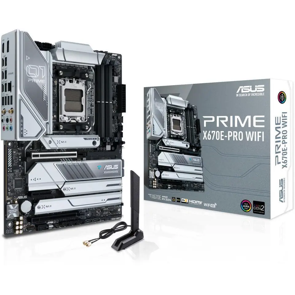 ⁨MB AMD X670 SAM5 ATX/PRIME X670E-PRO WIFI ASUS⁩ w sklepie Wasserman.eu