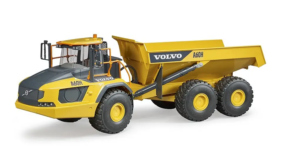 ⁨Volvo A60H articulated dump truck 02455 BRUDER⁩ at Wasserman.eu
