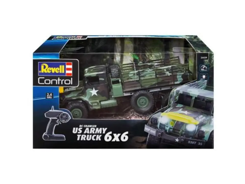 ⁨REVELL 24439 Ciężarówka na radio Crawler US Army Truck⁩ w sklepie Wasserman.eu