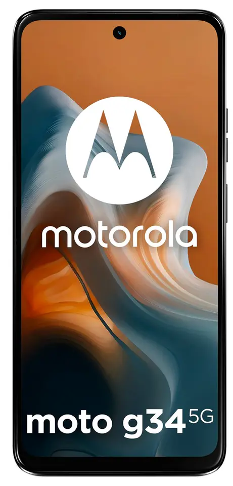 ⁨Vodafone Motorola moto g34 5G 16.5 cm (6.5") Dual SIM Android 14 USB Type-C 4 GB 128 GB 5000 mAh Black, Charcoal⁩ at Wasserman.eu