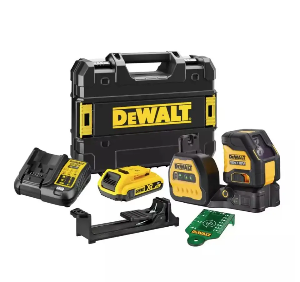 ⁨DEWALT. LINE LASER 12/18V 1x2.0Ah DCE088D1G18⁩ at Wasserman.eu