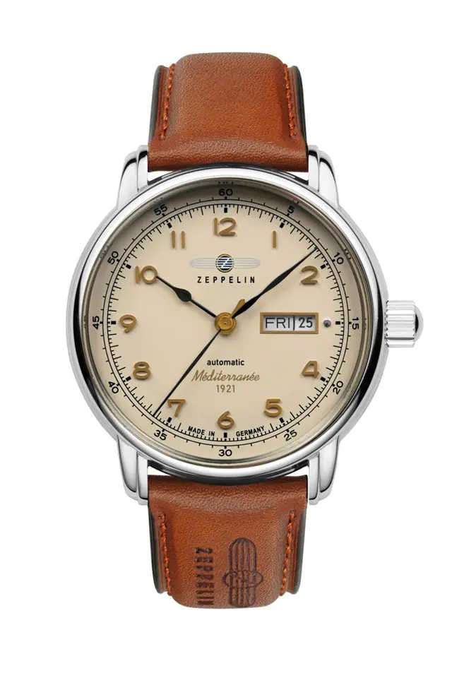 ⁨Zeppelin Mediterranee 9664-5 automatik watch⁩ at Wasserman.eu