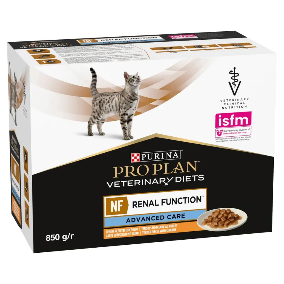 ⁨PURINA PRO PLAN VET FELINE NF AdvCare Kurczak 850g⁩ w sklepie Wasserman.eu