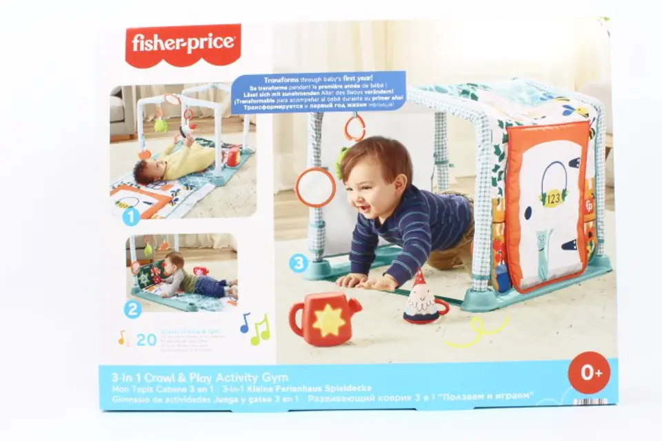 ⁨Fisher-Price Edukacyjna mata z dźwiękami Domek Odkrywcy HJK45 MATTEL⁩ w sklepie Wasserman.eu