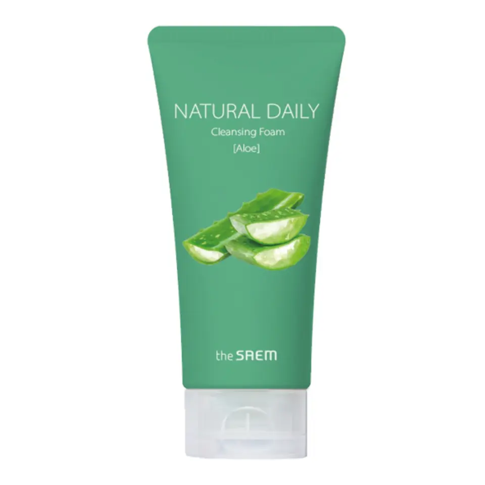 ⁨SAEM Natural Daily Pianka do mycia twarzy - Aloes  150 ml⁩ w sklepie Wasserman.eu