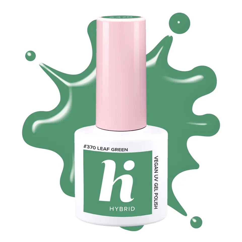 ⁨HI HYBRID Lakier hybrydowy #370 Leaf Green 5 ml⁩ w sklepie Wasserman.eu