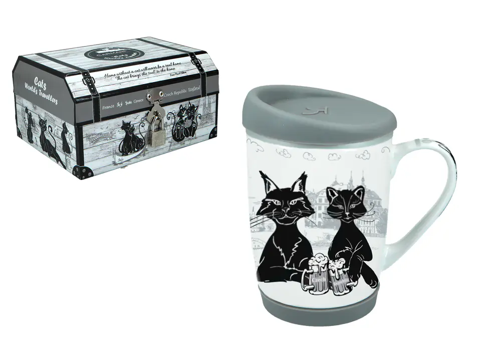 Kubek - Travelling Cats, Praga (CARMANI) w sklepie Wasserman.eu