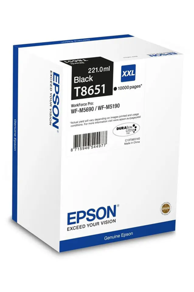 ⁨Oryginalny Tusz Black Epson T8651 XXL (C13T865140)⁩ w sklepie Wasserman.eu