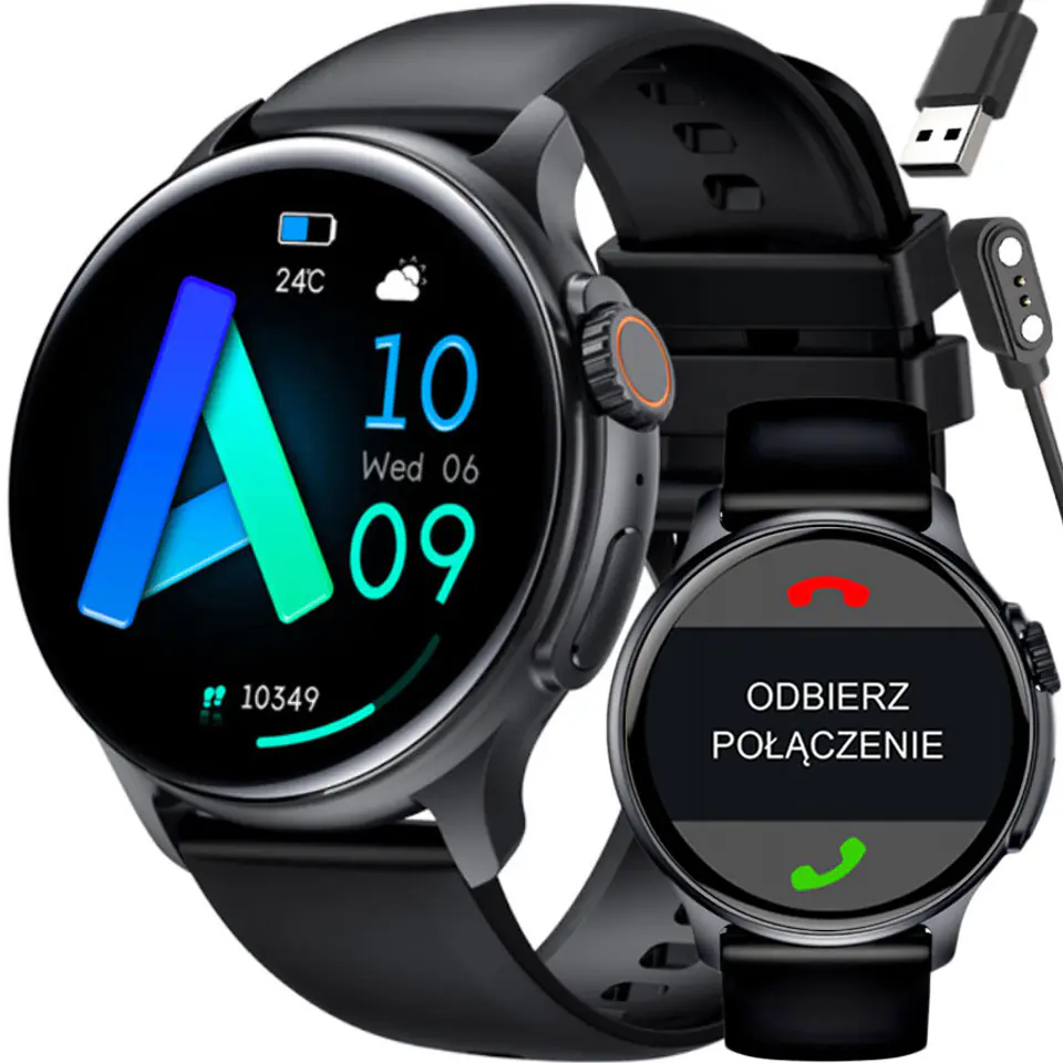 ⁨SMARTWATCH UNISEX Rubicon RNCF12 - BLUETOOTH CALL, WŁASNE TARCZE (sr056a)⁩ w sklepie Wasserman.eu