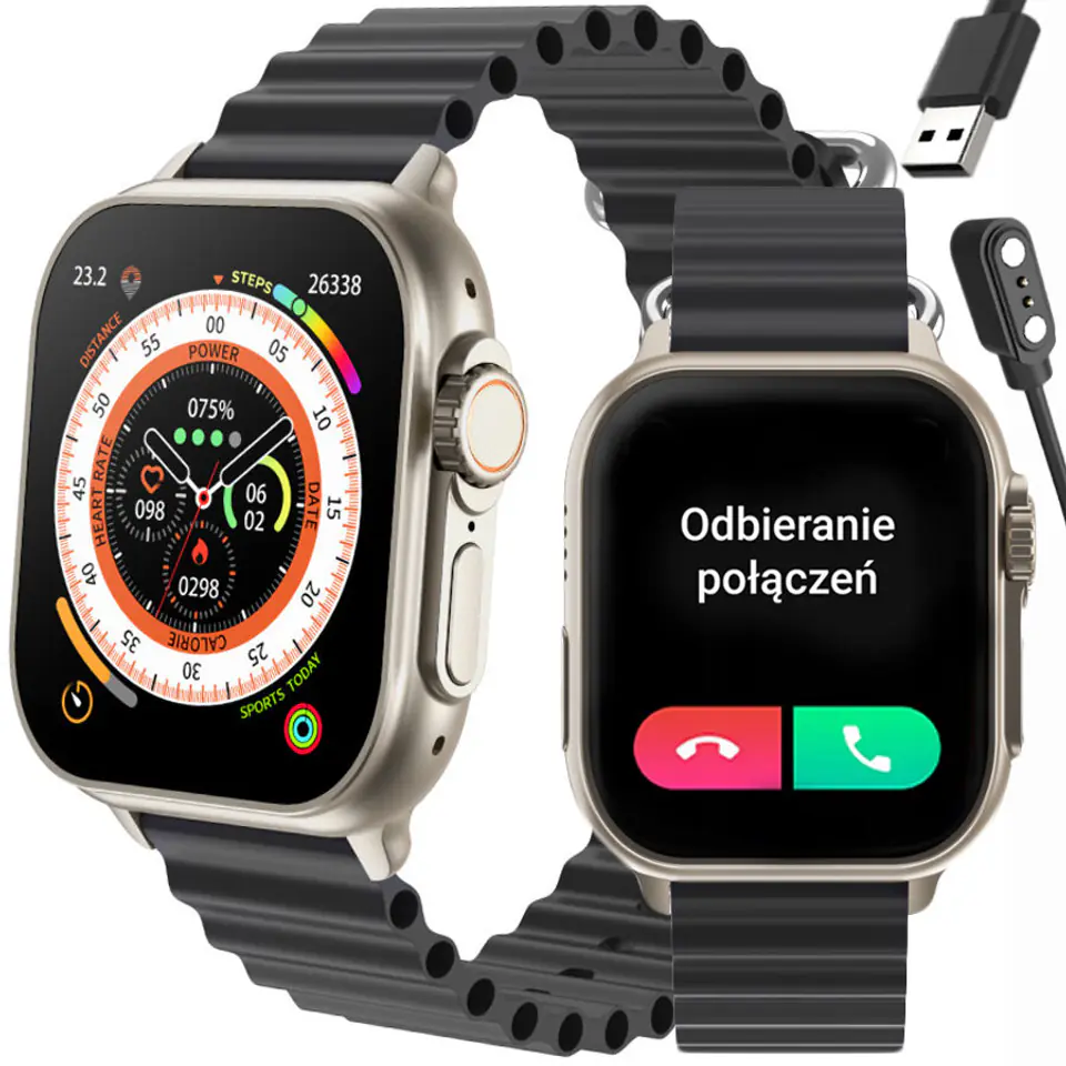 ⁨SMARTWATCH UNISEX Rubicon RNCF17 - BLUETOOTH CALL, ŁADOWANIE BEZPRZEWODOWE (sr059a)⁩ w sklepie Wasserman.eu