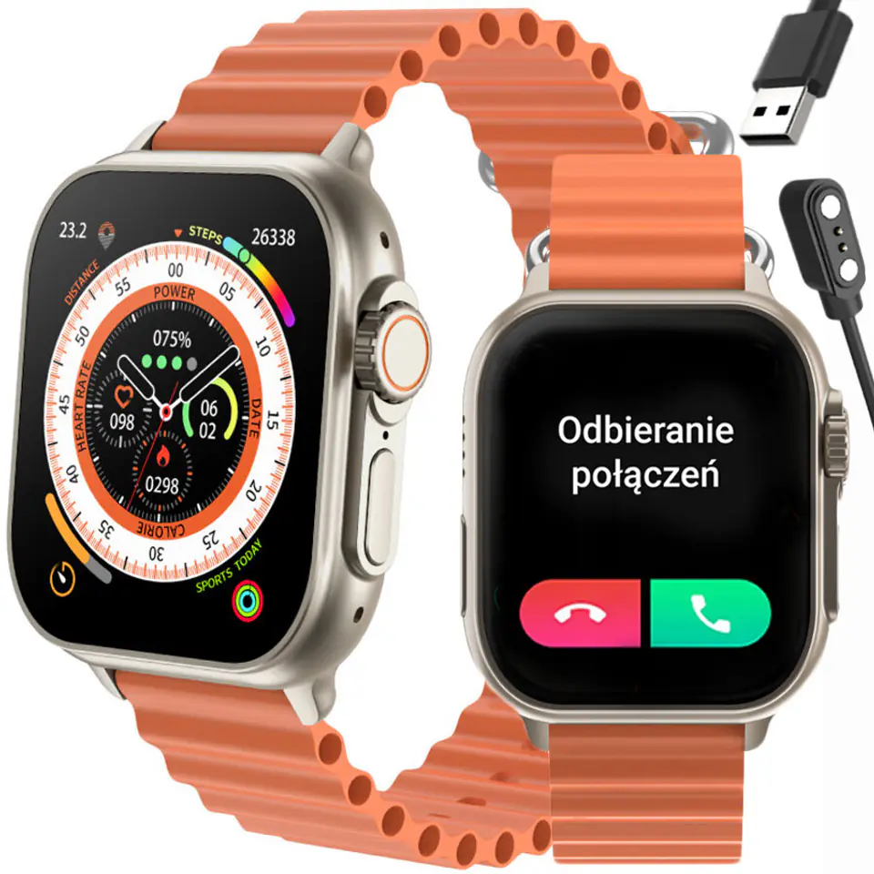 ⁨SMARTWATCH UNISEX Rubicon RNCF17 - BLUETOOTH CALL, ŁADOWANIE BEZPRZEWODOWE (sr059b)⁩ w sklepie Wasserman.eu