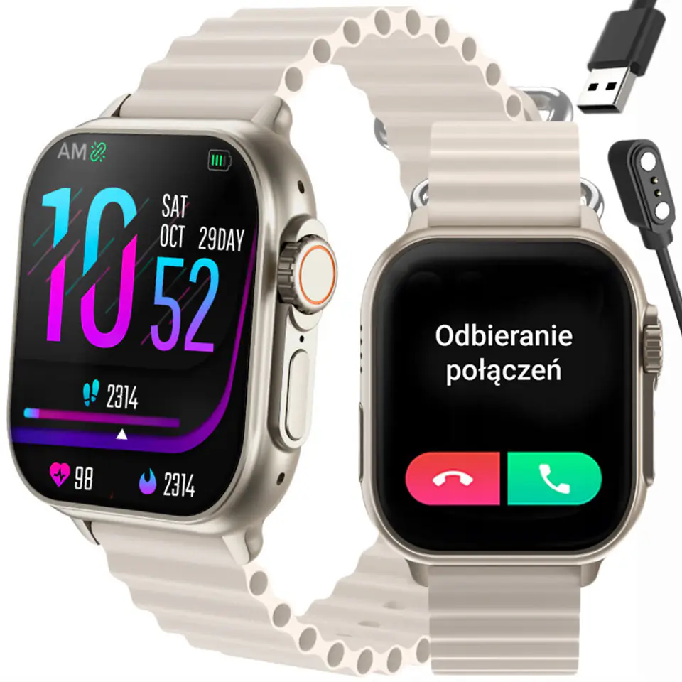 ⁨SMARTWATCH UNISEX Rubicon RNCF17 - BLUETOOTH CALL, ŁADOWANIE BEZPRZEWODOWE (sr059c)⁩ w sklepie Wasserman.eu