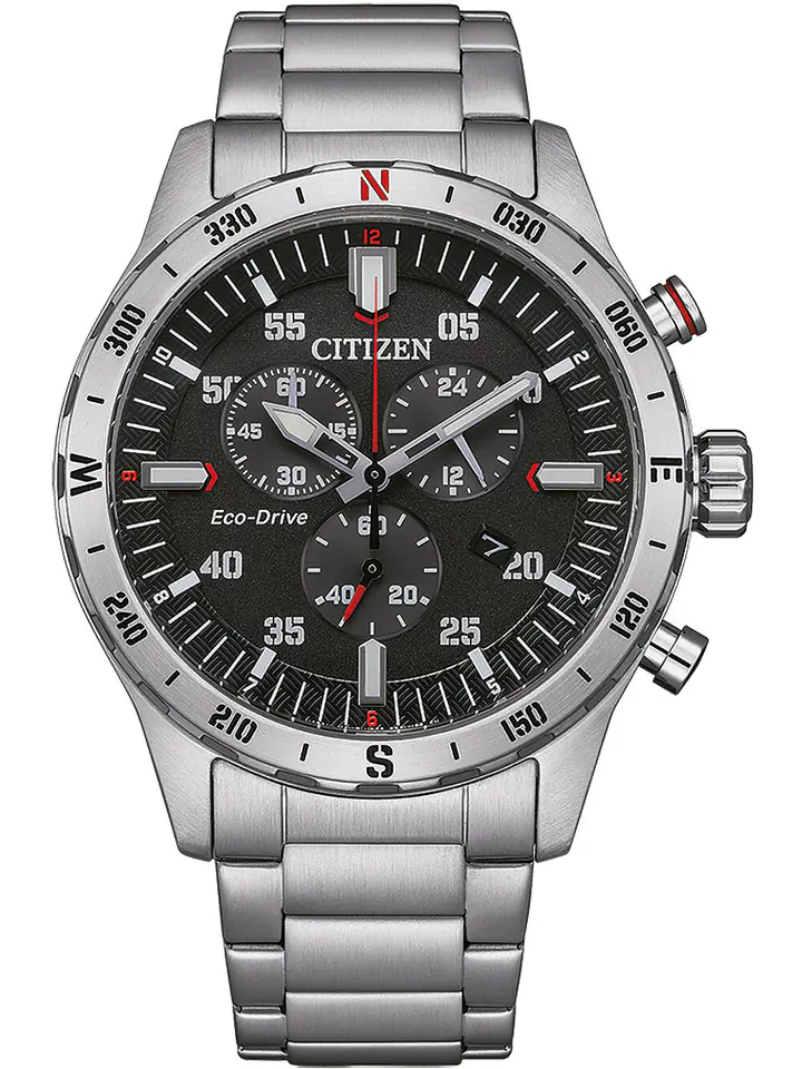 ⁨Zegarek Męski Citizen Eco-Drive Chronograph AT2520-89E + BOX⁩ w sklepie Wasserman.eu