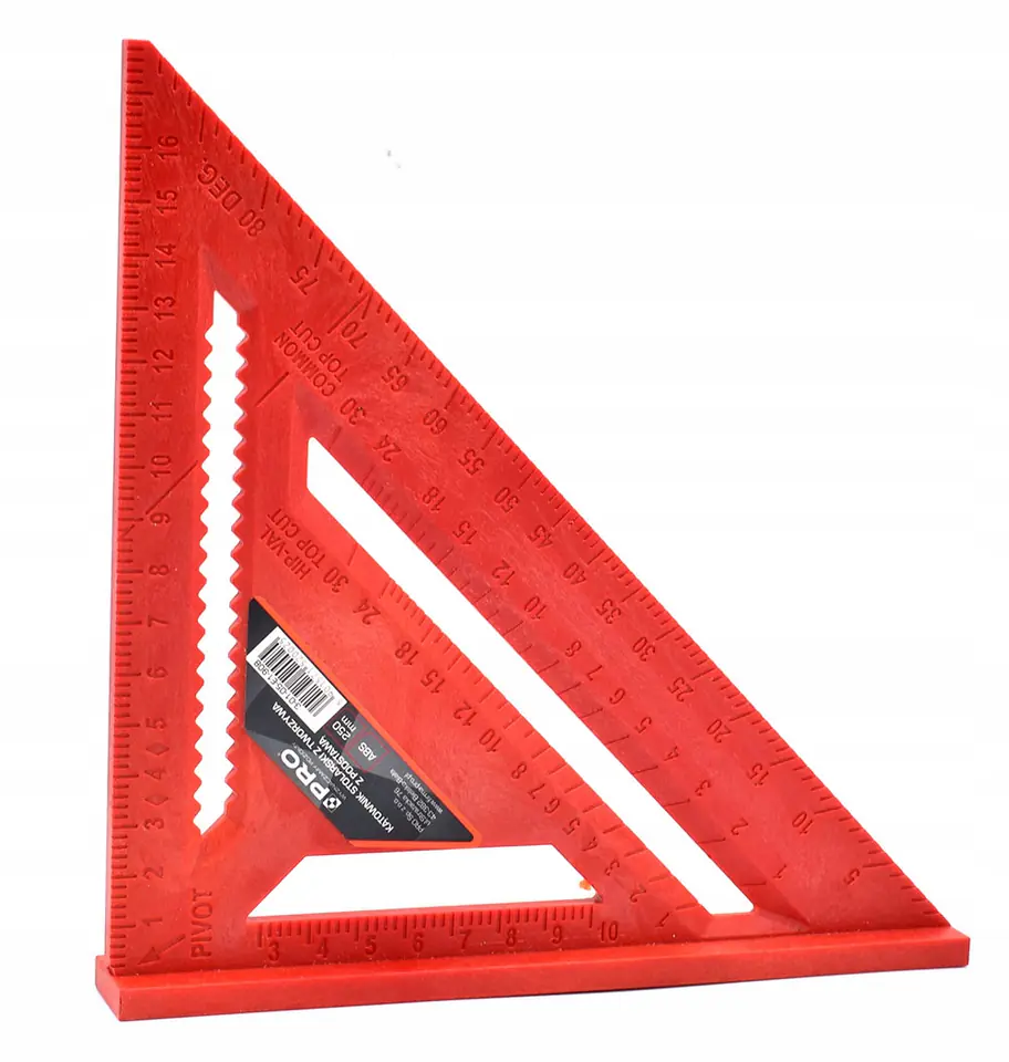 KĄTOWNIK STOLARSKI Z TWORZYWA Z PODSTAWĄ 180 MM w sklepie Wasserman.eu