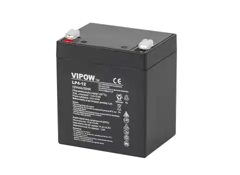 ⁨Akumulator żelowy VIPOW 12V 4.0Ah⁩ w sklepie Wasserman.eu