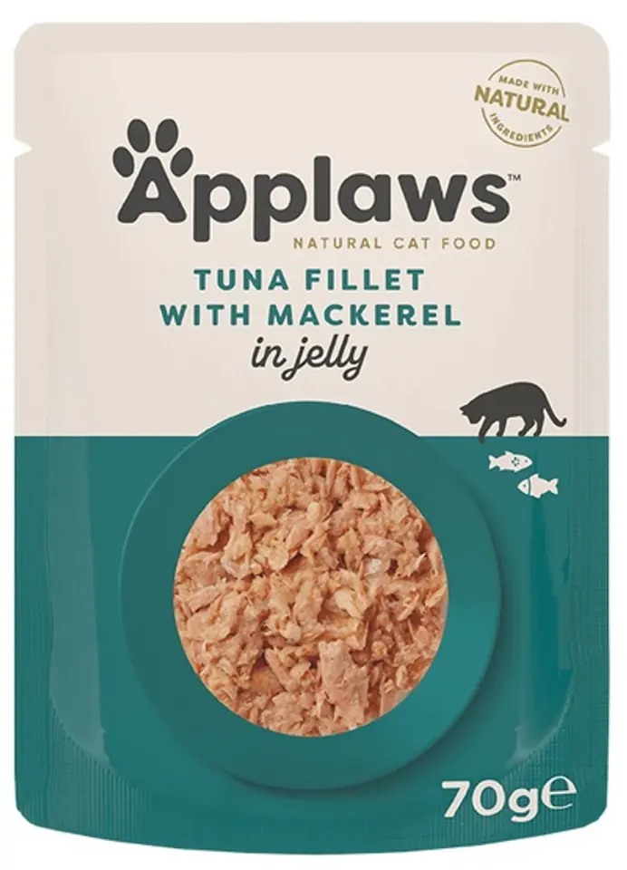 ⁨APPLAWS Tuna and Mackerel Sachet in Jelly [8255] 70g⁩ at Wasserman.eu