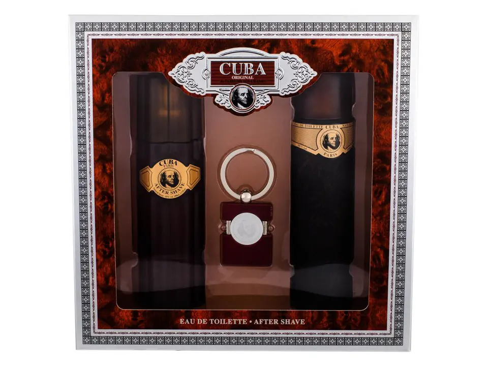⁨Cuba Edt 100ml + 100ml Woda po goleniu + breloczek Gold Woda toaletowa 100 ml (M)⁩ w sklepie Wasserman.eu