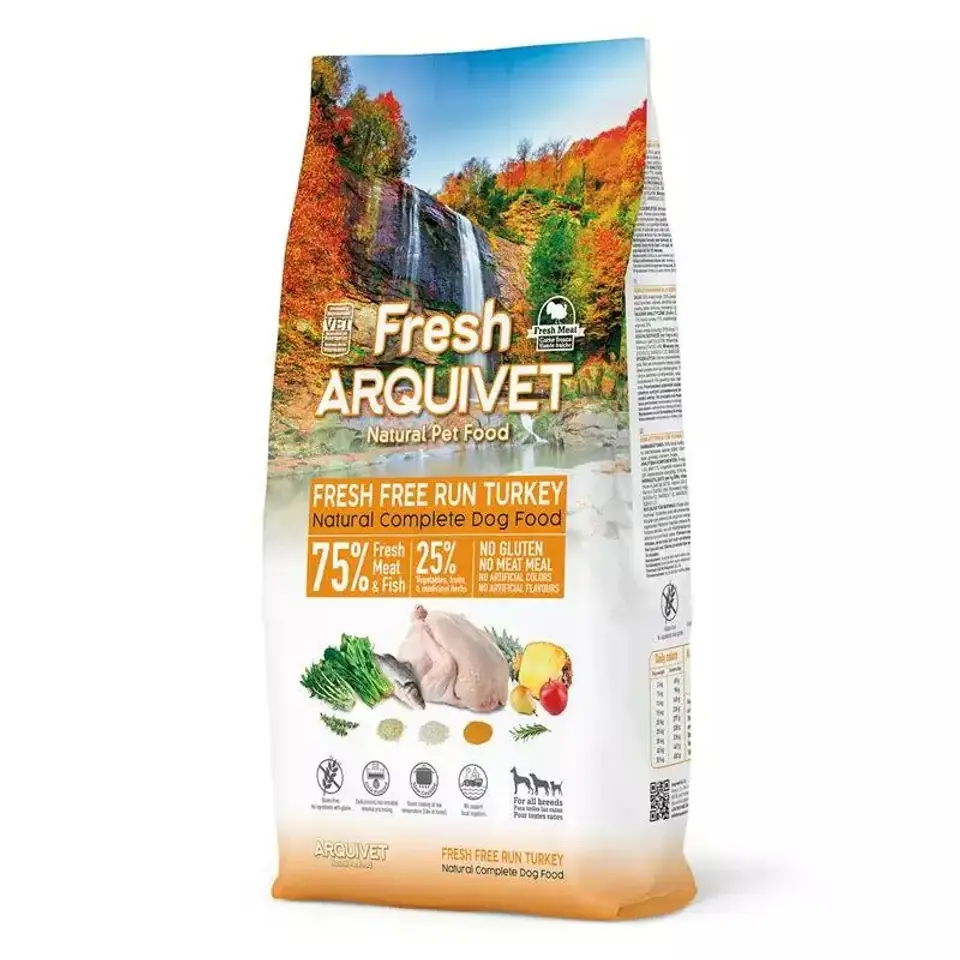 ⁨ARQUIVET Fresh Turkey and fish - semi-moist dog food - 10kg⁩ at Wasserman.eu