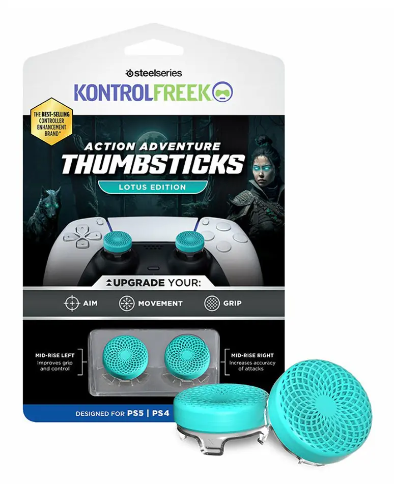 ⁨SteelSeries KontrolFreek Lotus, drążek, PS5 i PS4⁩ w sklepie Wasserman.eu