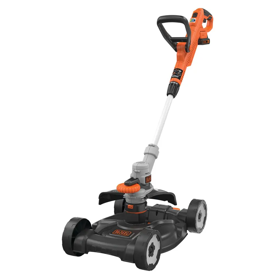 ⁨Black & Decker STC1820CM-QW brush cutter/string trimmer Battery Black, Orange, Silver⁩ at Wasserman.eu