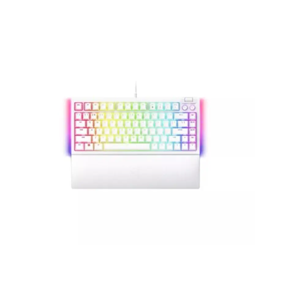 ⁨Razer | White | BlackWidow V4 75% | Gaming keyboard | US | Wired | Mechanical Switches⁩ w sklepie Wasserman.eu